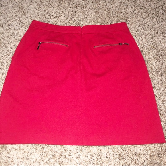 NWOT Boston Proper Skirt Bright Red Mini Chic - Picture 2 of 11